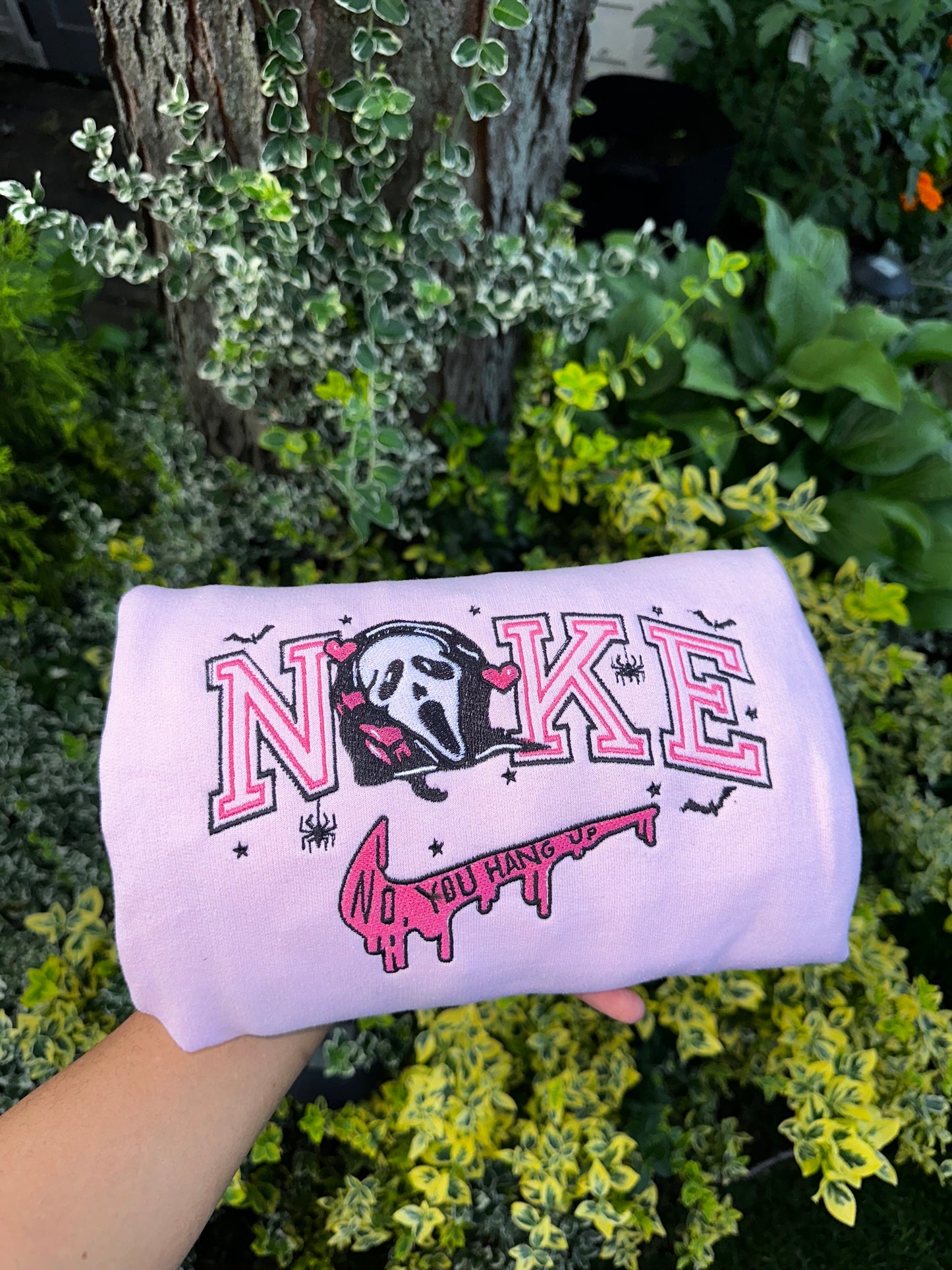 Pastel Horror Sweatshirt & Hoodie – Cute & Creepy Drip Design for Spooky Season
