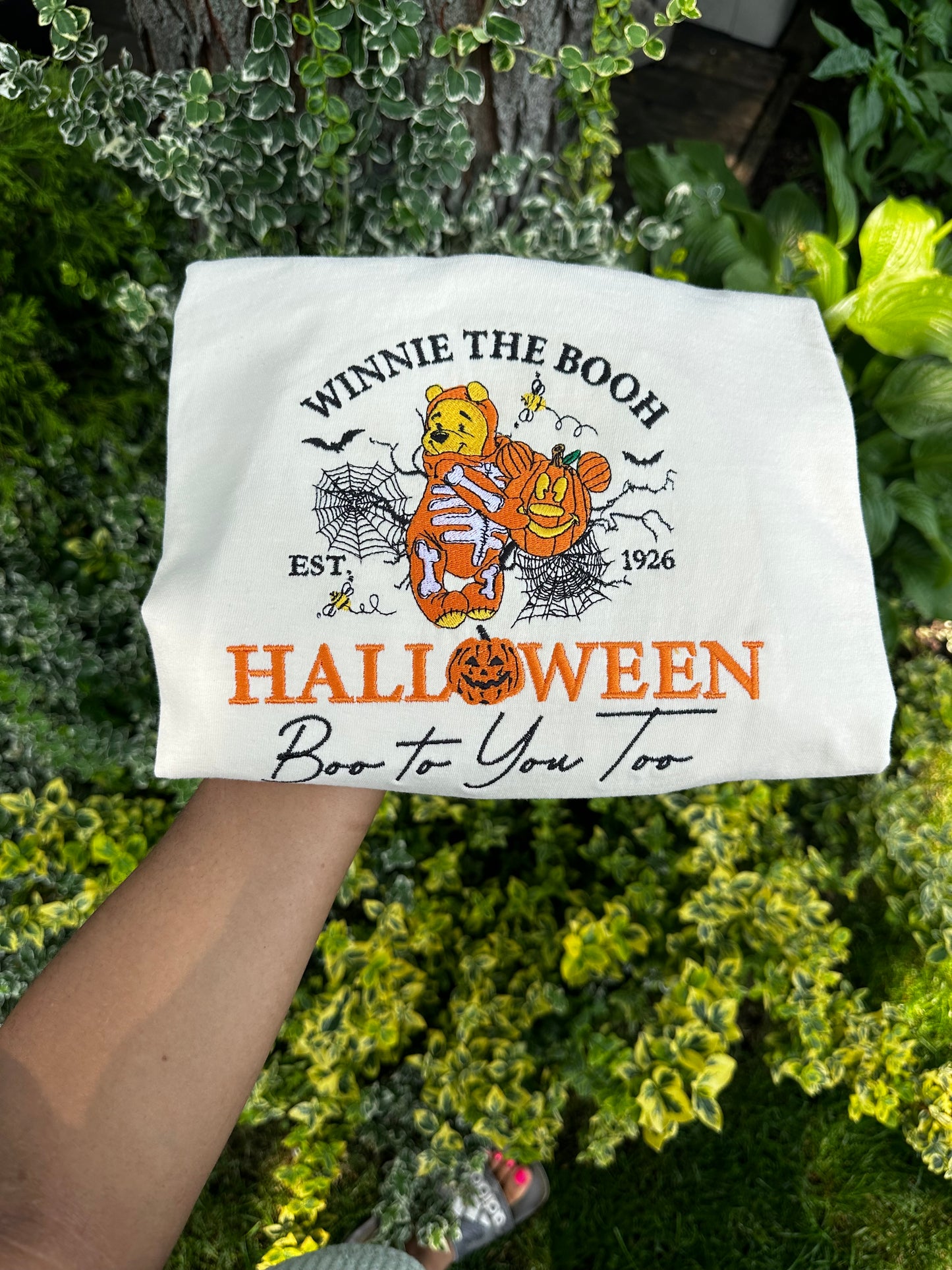 Pumpkin Skeleton Bear Halloween Sweatshirt – Boo to You Fall Vibes