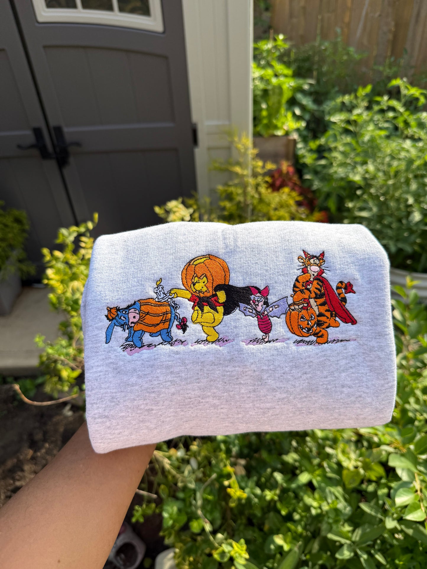 Spooky Pals Embroidered Sweatshirt