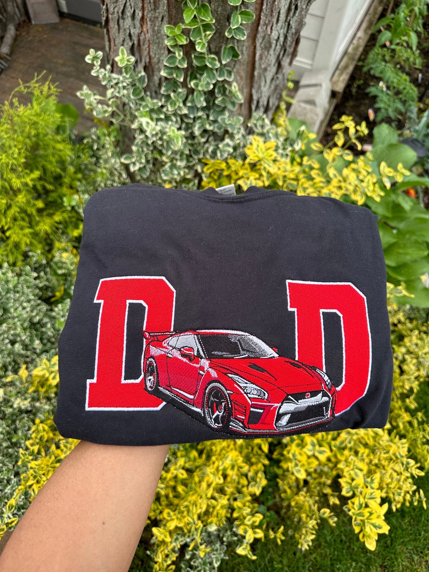 Fathers day shirt, Embroidered dad shirt, Embroidery Photo,custom embroidered shirt, custom photo shirt,car enthusiast gift, car guy shirt