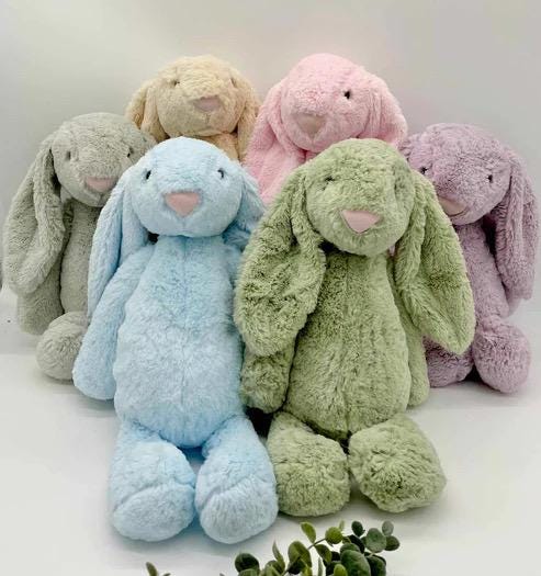 Personalized Plush Bunny Rabbit,Embroidered Bunny Rabbit,Monogrammed Bunny,Bunny Soft Plush Toy,Newborn Baby Gifts,Gift for kids boys girls