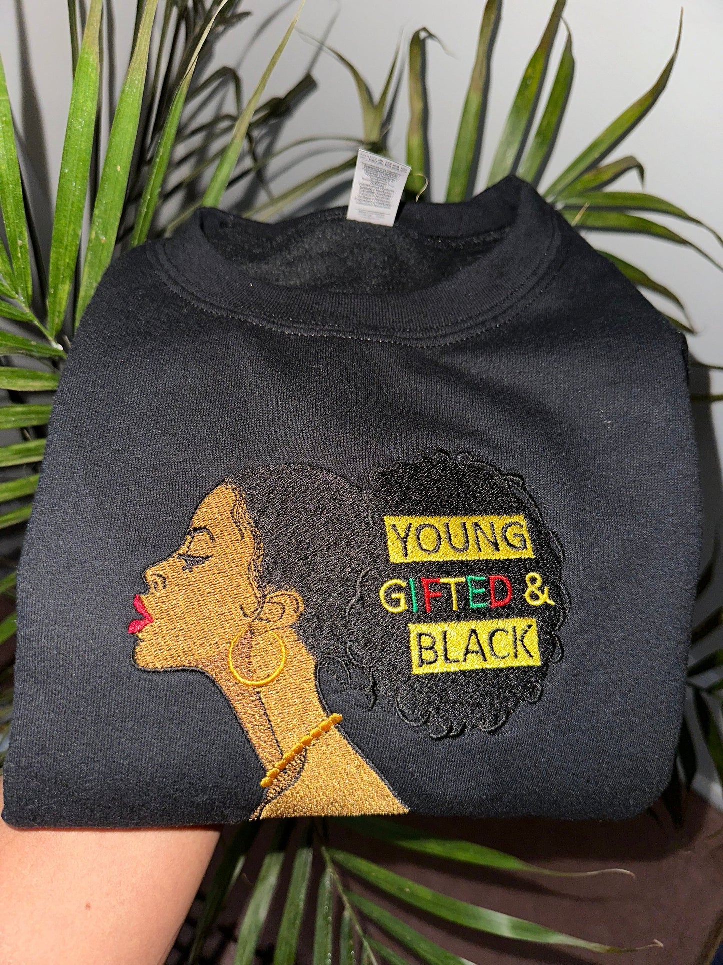 Young Gifted and Black Shirt for Black Women Sweatshirt Hoodie for Black Girl Magic, Gift for Her Afro Woman , African American Shirt