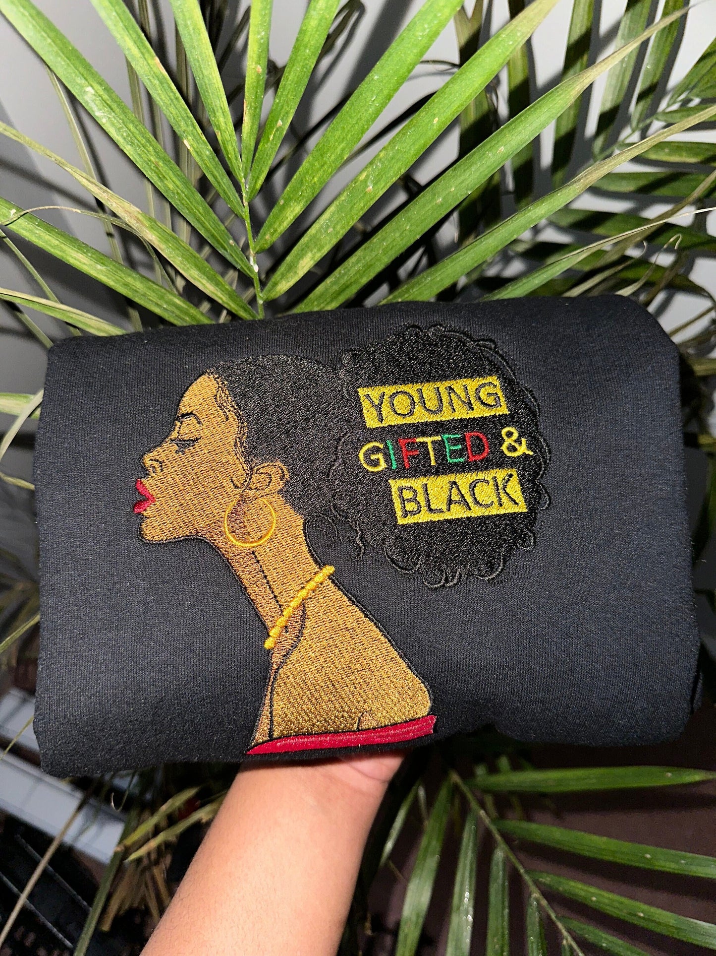 Young Gifted and Black Shirt for Black Women Sweatshirt Hoodie for Black Girl Magic, Gift for Her Afro Woman , African American Shirt