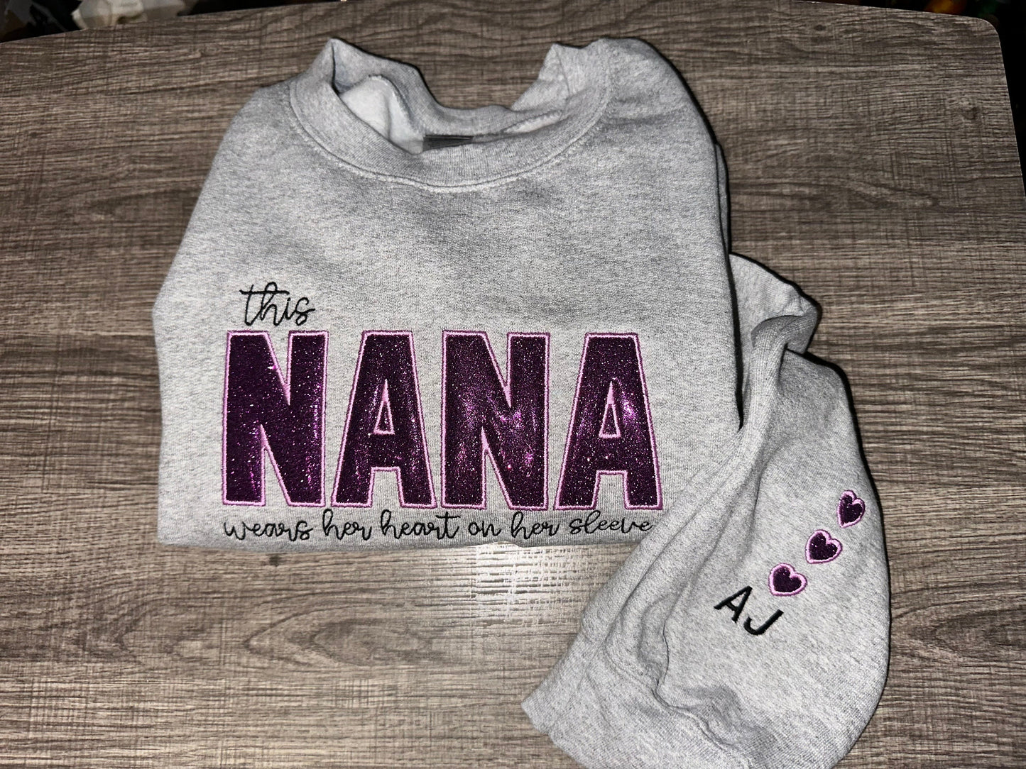 Glitter Nana| I wear my heart on my sleeves