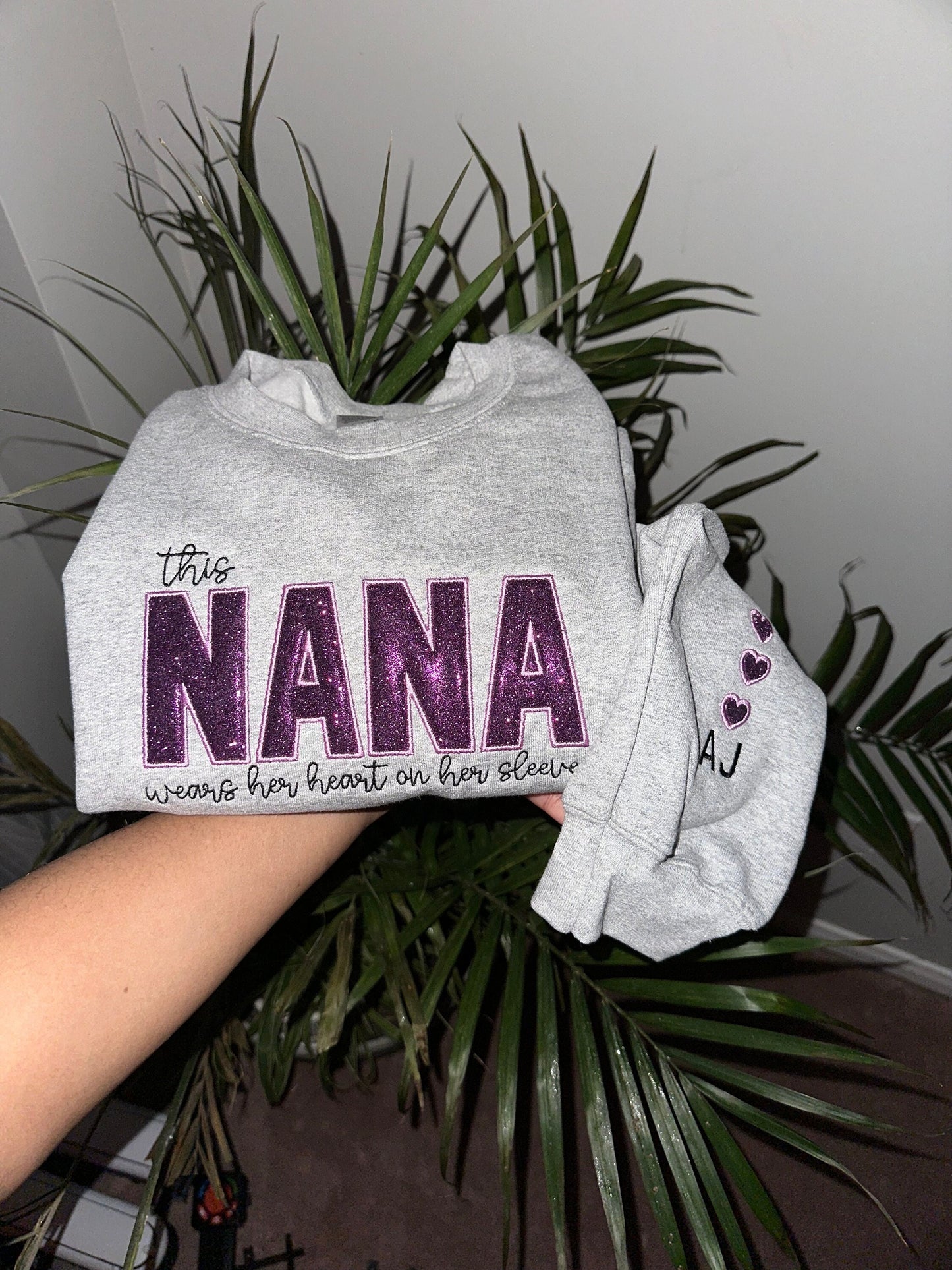 Glitter Nana| I wear my heart on my sleeves