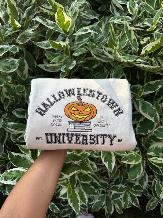 Embroidered Est 1998 Sweatshirt  Halloweentown University