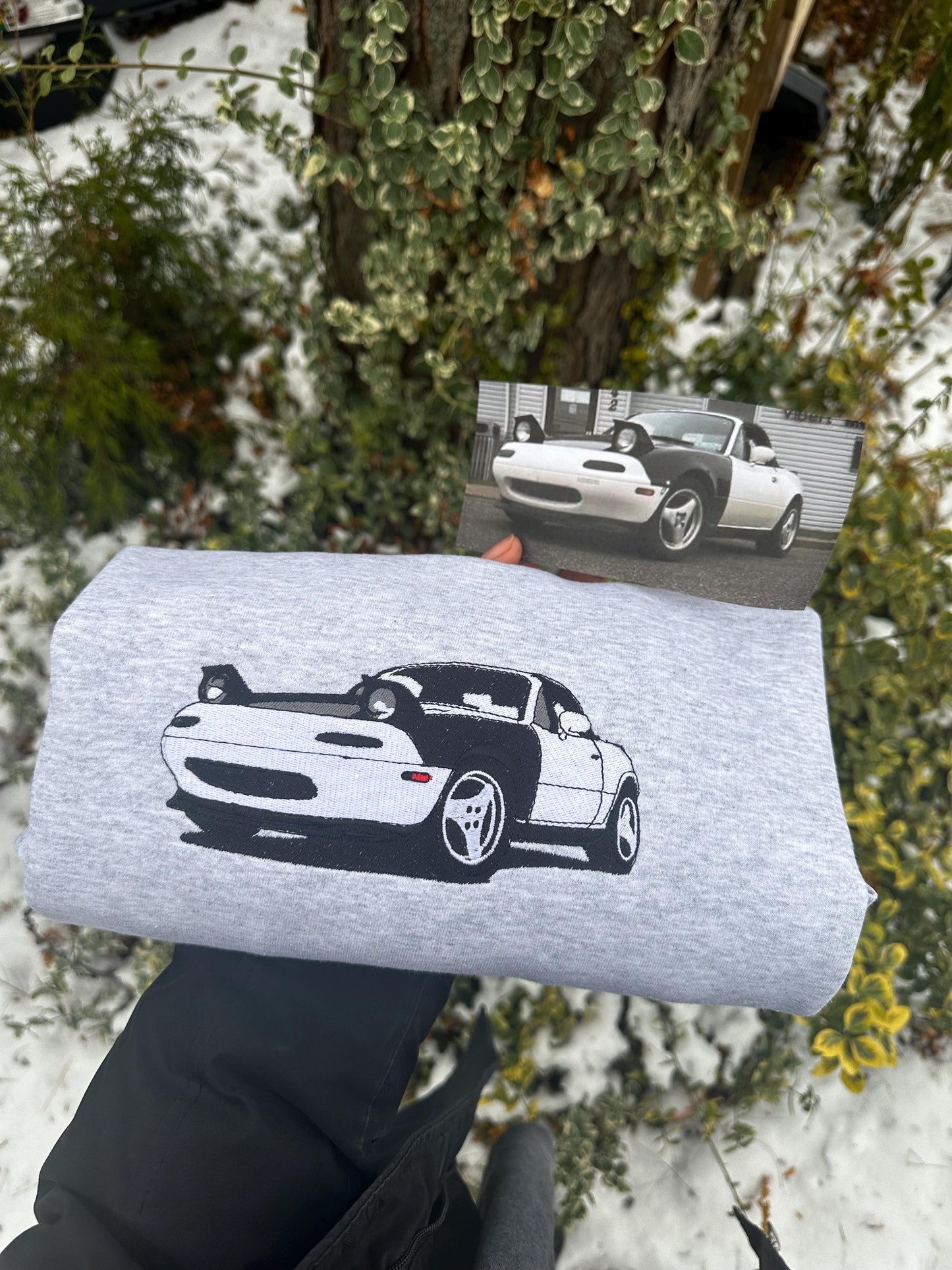 Christmas Gifts for Boyfriend, Custom Car Embroidered Hoodie, Car Lover Gift, Car Lover, Car Lover Gift, Father’s Day, Valentines Day gift